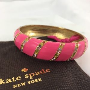 ♠️ Kate Spade ♠️ pink Lollie 🍭 Bangle Bracelet